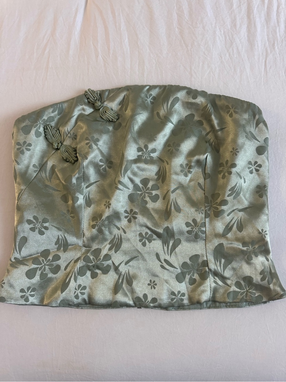 Princess Polly Mint Green Bustier Top SIZE 4